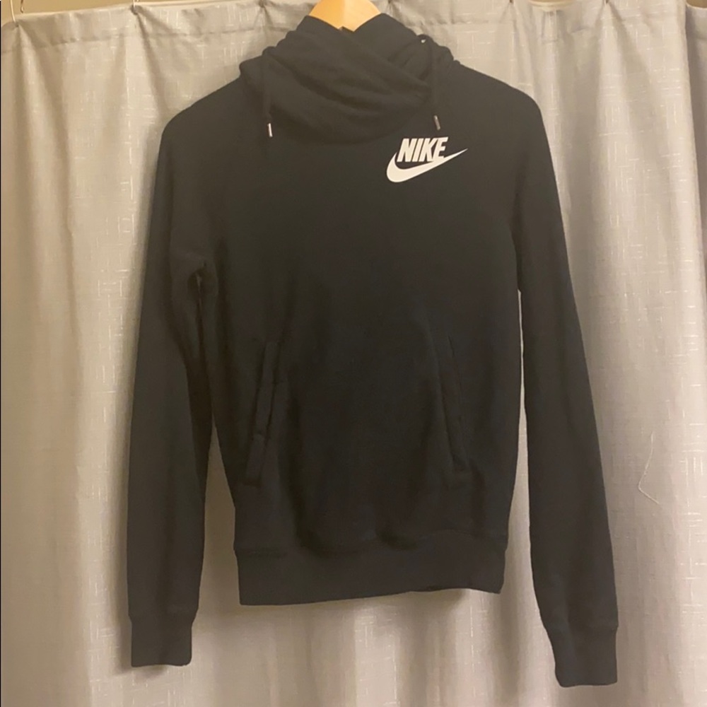 Nike black high neck hoody